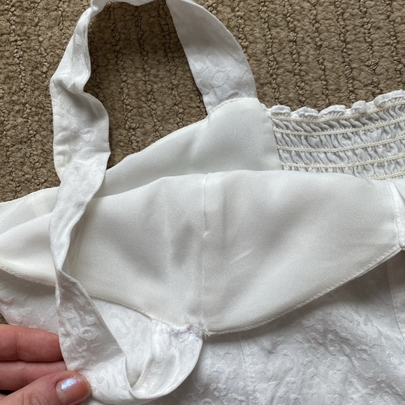 Good American The Bustier Dress, Ivory Leopard - Picture 14 of 17